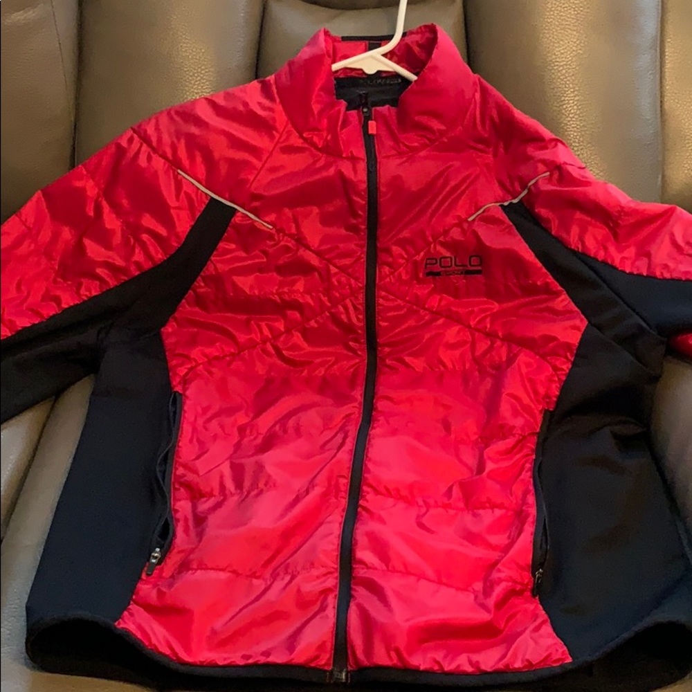 Polo sport men’s jacket small rip in sleeve